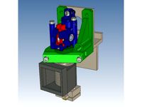 Nimble V1 mount for East 3D Gecko printer by ZestyTech
