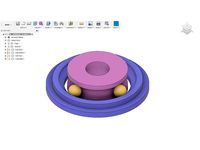 Bearing 8x35x8mm using 4.5mm Balls by RRamos