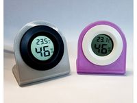 Hygrometer holder (remix with cuts for easy insert / remove) by TheGooNie