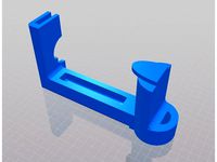 Underhanging Utility Bracket for 3D Print Filament Rolls by theCoolTinkerMan
