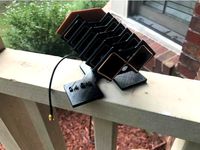 2.4 GHz Biquad Yagi Wifi Antenna by andrewkrause