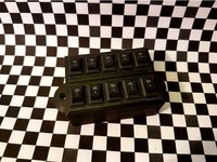 mini 12v Rocker Switch Bock (10 pcs) / mini 12V Schalterblock (10 Stück) by SolarGermany