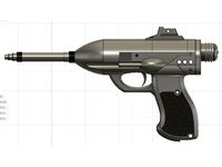 Canto Bight Police Officer Relby K-25 Blaster by balooken