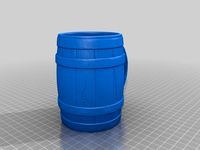 Can wood barrel with handle by allives