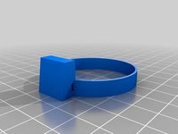 Scooter 42mm Hallsensor holder (DZB km/h Explorer Race GT50) by raptor_79