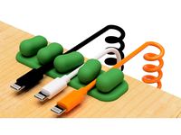 USB cable holder (mame series) by EIJIRO