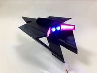 Terminal Velocity Ship with LED Lighting by EpicSpaceModels