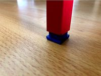 IKEA PS Metal Cabinet replacement foot insert by fedhat