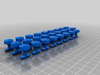 Cuff links- haxagonal shape with ALL 26 Letters Pick and Mix V1 by CC3D