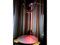 Anycubic Kossel - ws2812b led strip rail by MakeTo3D