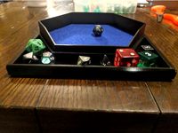 Hex - D20 shaped dice tray with dice holder by magneon
