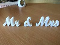 Mr and Mrs wedding sign by simmons11