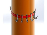 Tree Hook, Strap On, camping, hunting, outdoors storage by PSomeone