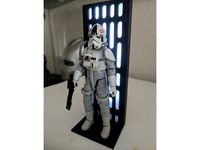 star wars display stand for black series Death Star background by xenor