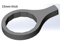 Oil Filter Wrench 74mm 14faced (1.9tdi) by herwigpaul