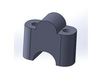 Motorcycle Handlebar 40mm Riser for 28mm diameter pipe by Scorpion