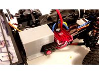 3Racing Ex Real Receiver/ESC mount and box by Beige