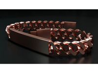 Gourmette curb link chain by ernestmocassin