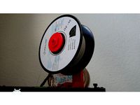 FLSUN QQ Spool Holder with barrel-like insert by RevKev