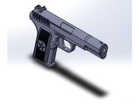 TT-33 Soviet pistol by Rinoxus
