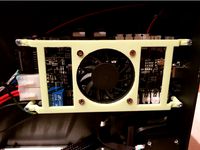 D6 Motherboard 60mm Fan Mount by Jink-
