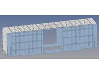 60' Hi-Cube NSC Railroad Box Car by JRD