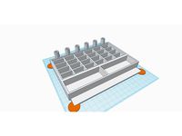 Watercolor paint tray with lid by Straekers_Armory