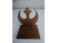 star wars display stand for black series Rebel Logo by xenor