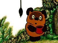 Russian Winnie The Pooh cookie cutter by Kastrathor