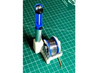 Simple Solder Stand With Accessory Holders by CountBassy