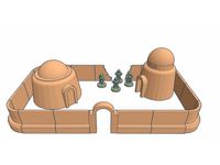 Desert Buildings for Star Wars Legion by Royalpiemaker