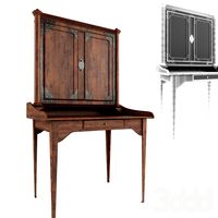 19TH C. FRENCH IRON SECRETARY
