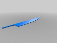 Ichigo's sword-Zangetsu by jrad96