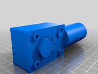 High Torque Worm Geared DC Motor by chevin