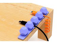 USB cable holder (C)  by EIJIRO