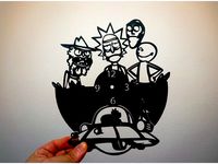 Reloj Rick y Morty by tresdlito