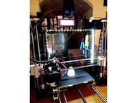 Anet A8 LED strip holder by fransex