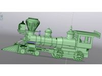 F-Scale American, Narrow Gauge 4-4-0 by TrotFox