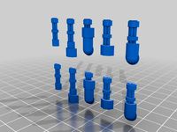 Assorted low poly mini guns by MDheliMech