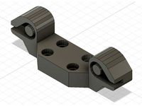 Anet A6/A8 Y Belt Holder for shorter belts (with correctly installed transversal) by RootCore