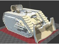 Hermetika Pattern Heavy Command Tank (30k/40k proxy)  by Sinzaren
