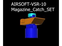 AIRSOFT_VSR-10_Magazine_Catch＆Release ButtonsSET by ThreePenguin