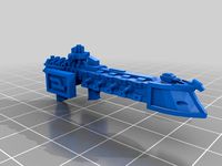 Imperial Navy Falchion Frigate by Tsubureru