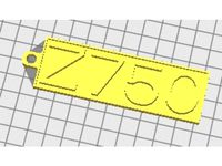 Z750 Keychain by Oddy93