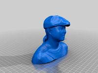 Structure Sensor scan: 1930s newspaper delivery boy by leadpan