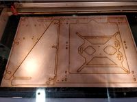 Prusa i3 Laser Cut Frame and Braces - improved nut trap for PLY by elmuchacho