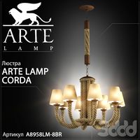 Люстра Arte Lamp Corda A8958LM-8BR