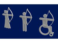 Archery Toilet Symbols by Splashdown