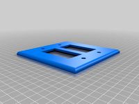Light Switch Cover, Dual Decora by gizmojim