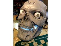T-800 skull working Jaw and eyes + more! by NWilly